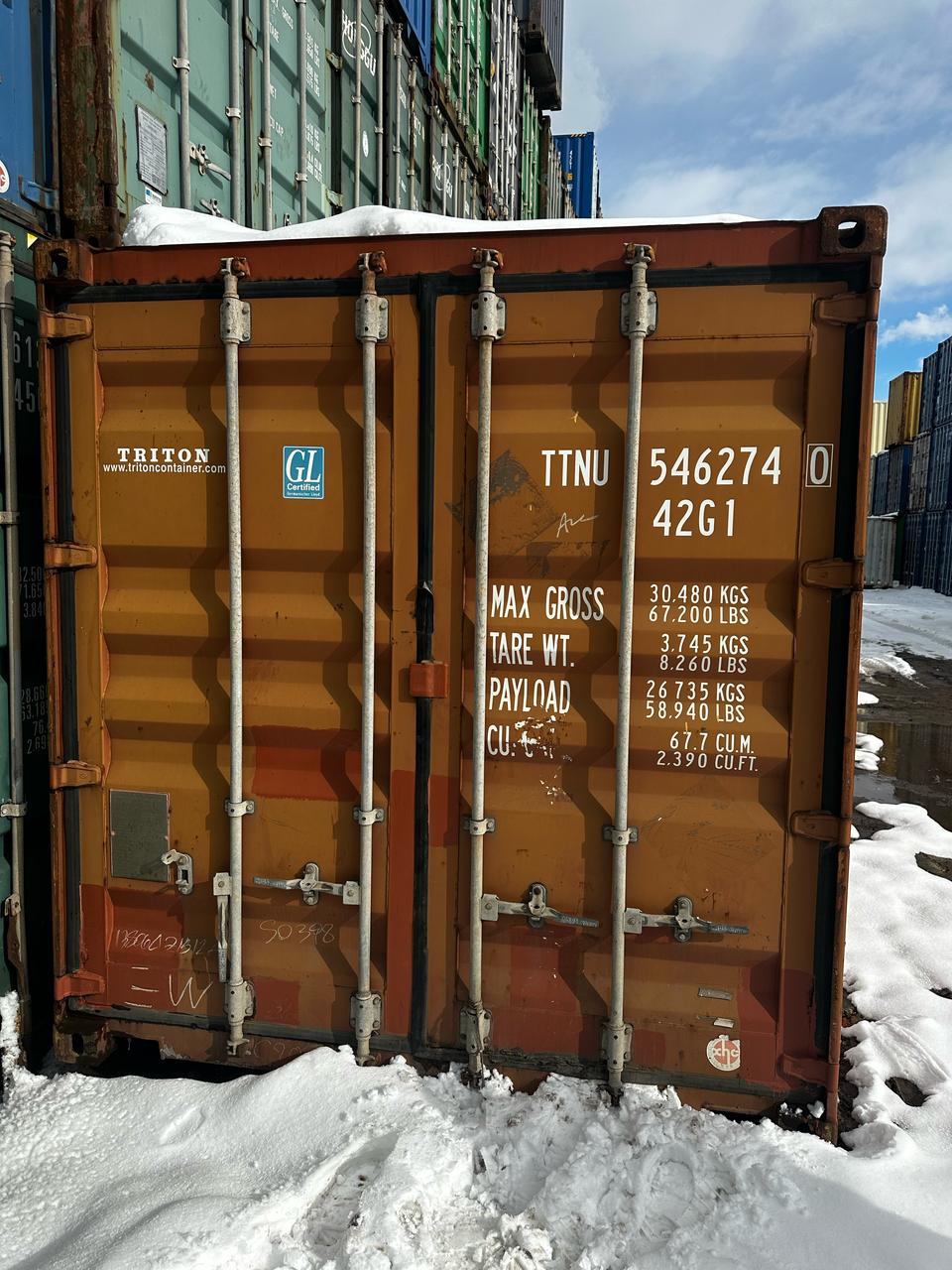 Морской контейнер TTNU5462740